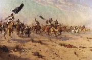Robert Talbot Kelly, Flight of the Khalifa after his defeat at the battle of Omdurman